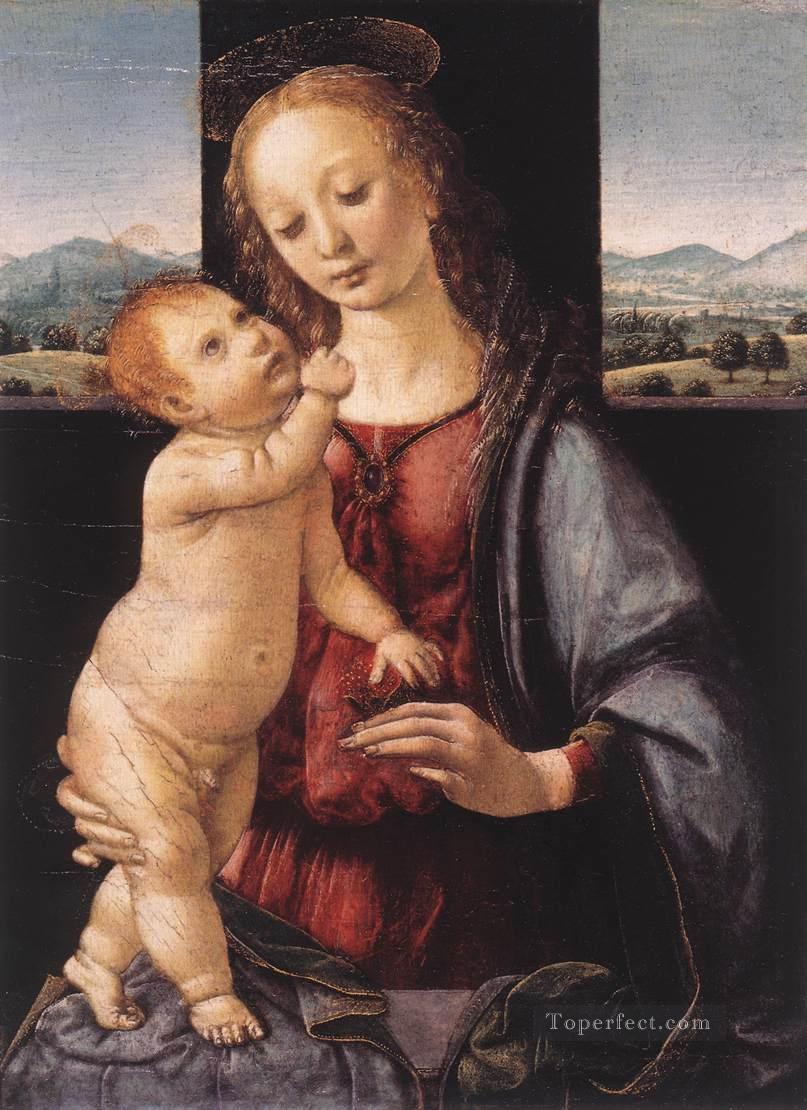 Madonna and Child with a Pomegranate Leonardo da Vinci Oil Paintings